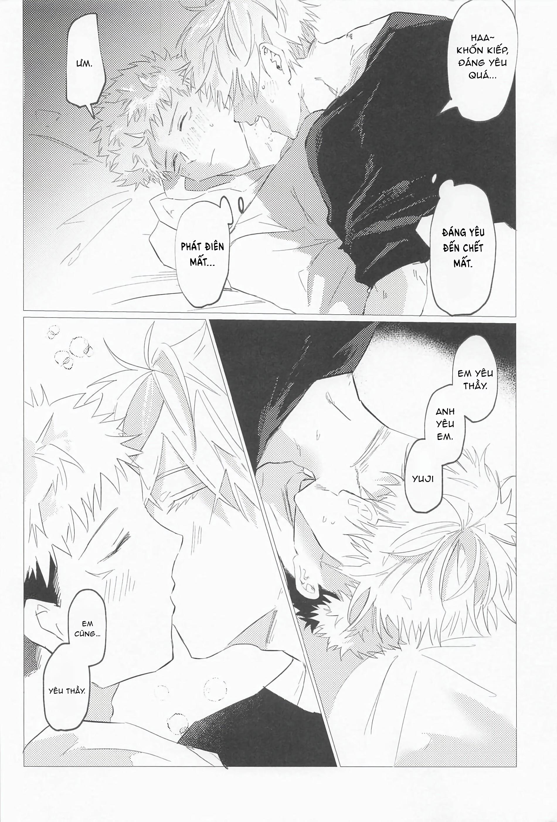 JUJUTSU KAISEN HD KHÔNG CHE Chapter 44 gojo x itadori - Next Chapter 45