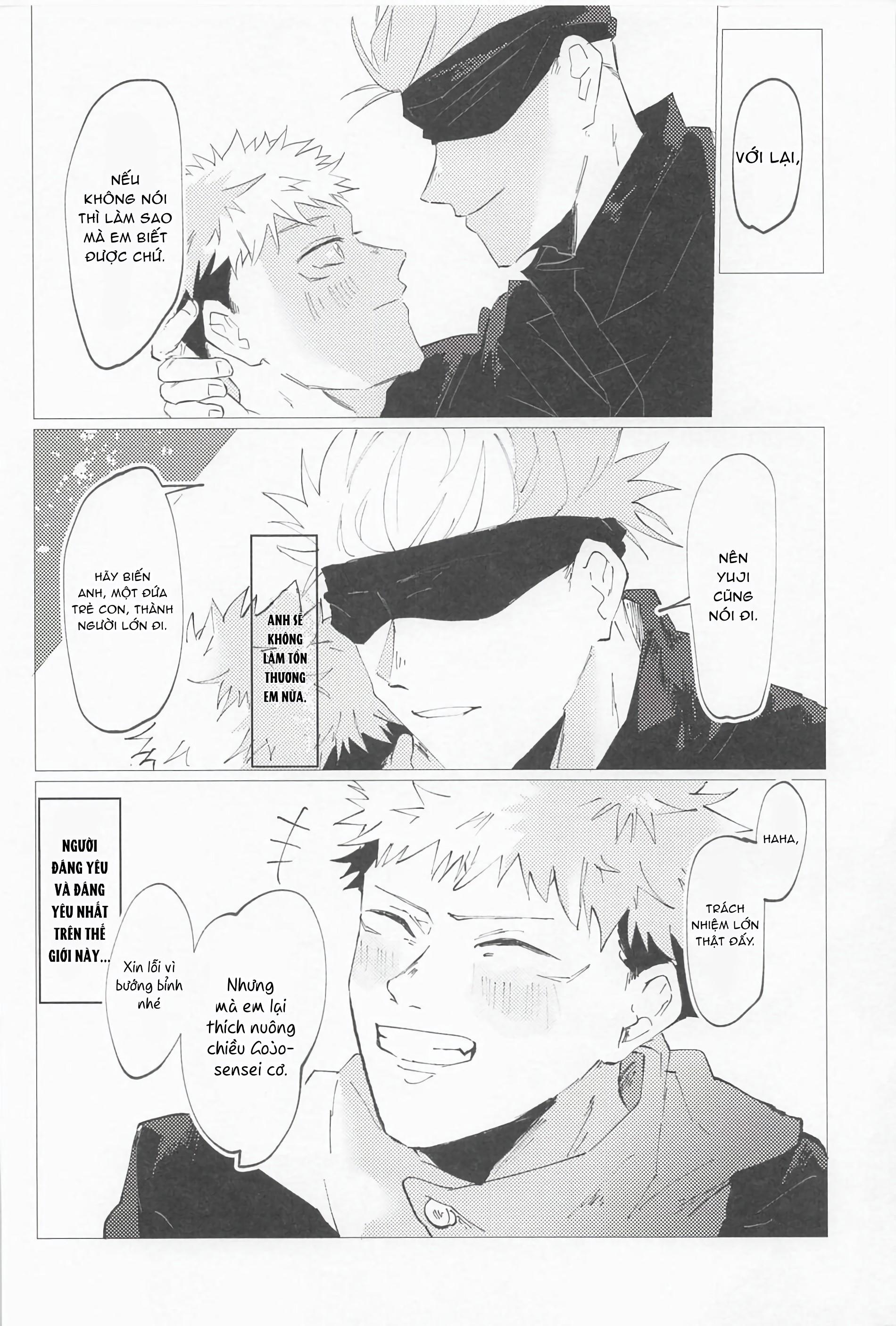 JUJUTSU KAISEN HD KHÔNG CHE Chapter 44 gojo x itadori - Next Chapter 45