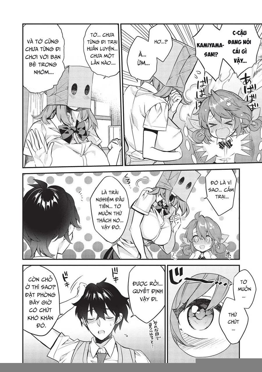 Kamiyama-San, Thiếu Nữ Kém Giao Tiếp Lúc Nào Cũng Đội Túi Giấy Trên Đầu!! Chapter 15 - Trang 2