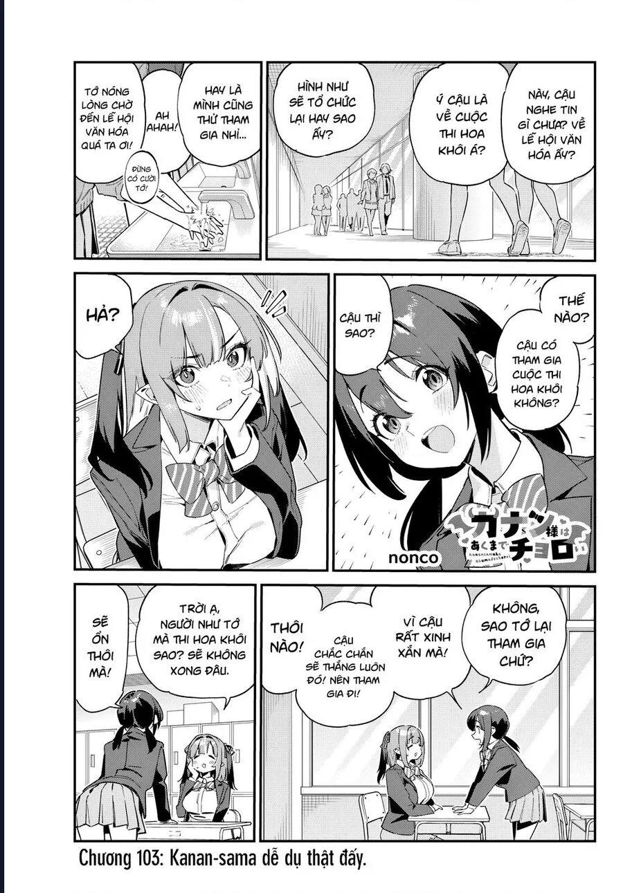 Kanan-Sama Dễ Dụ Thật Đấy! Chapter 103 - Next Chapter 104
