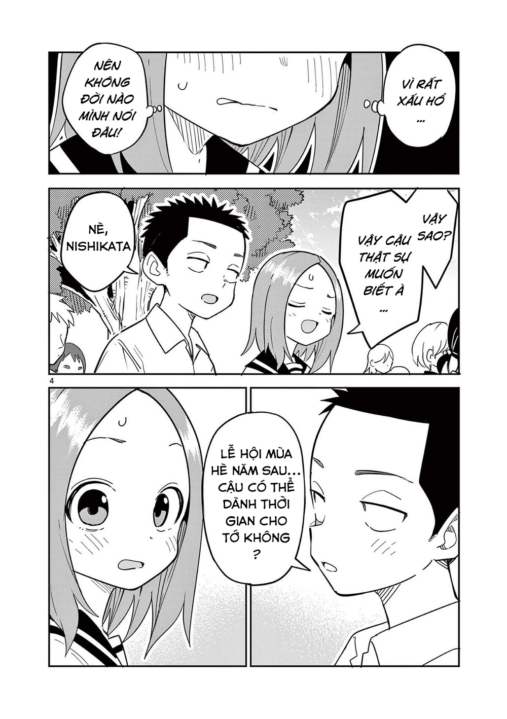 Karakai Jouzu (?) No Nishikata-San Chapter 11 - Trang 4
