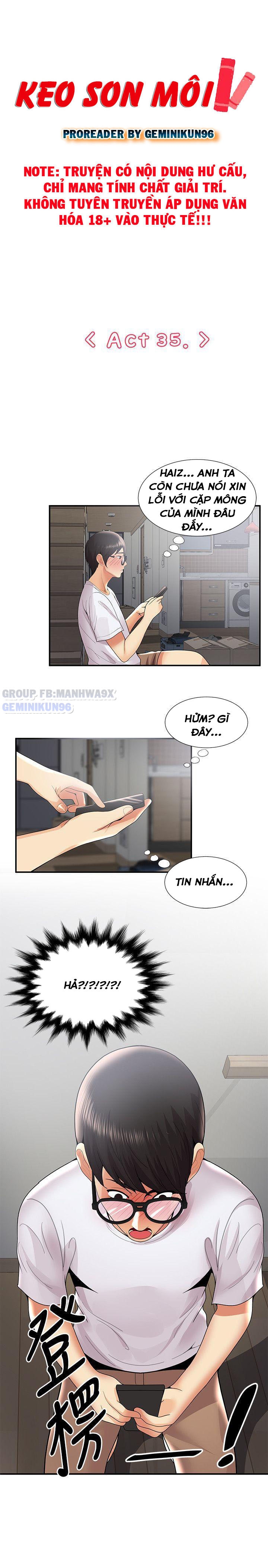 Keo Son Môi Chapter 35 - Trang 2