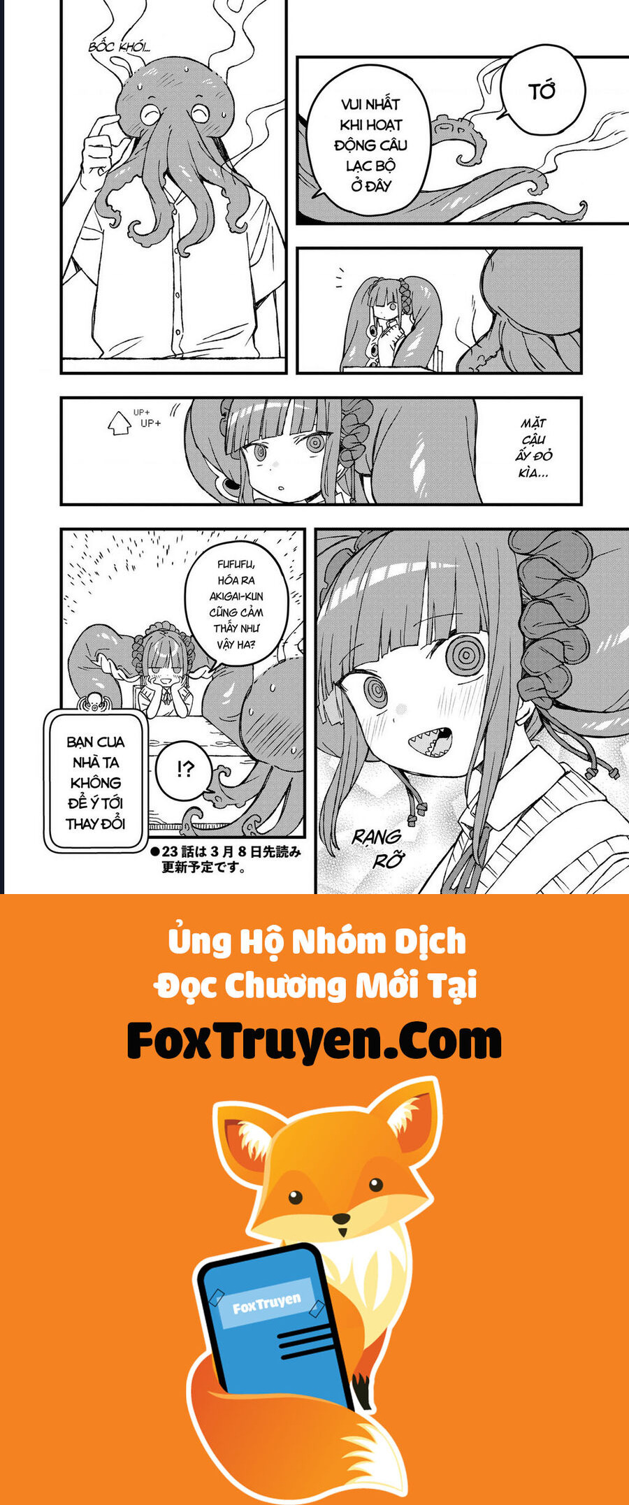 Không thể thoát khỏi Mizudako-chan! Chap 22 - Trang 2