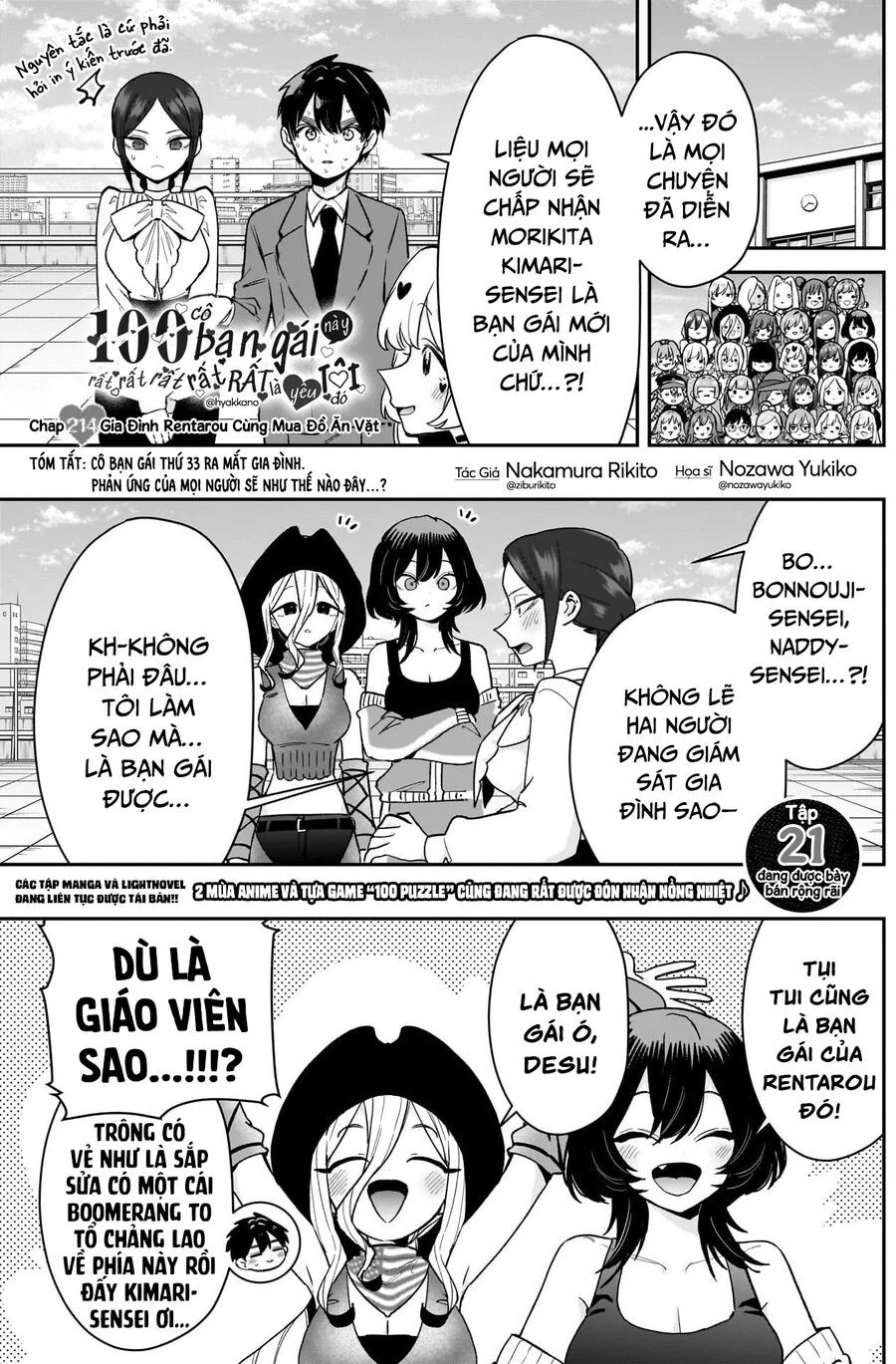 Kimi No Koto Ga Dai Dai Dai Dai Daisuki Na 100-Ri No Kanojo Chapter 214 - Trang 2