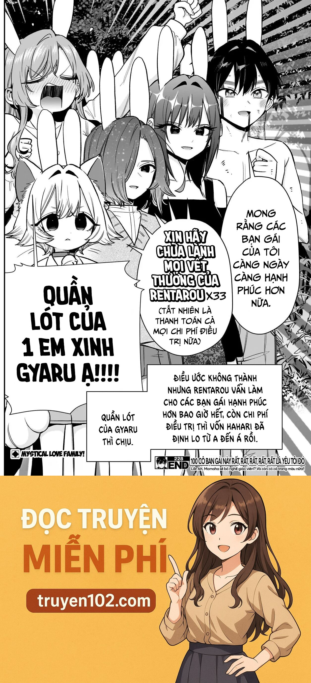 Kimi No Koto Ga Dai Dai Dai Dai Daisuki Na 100-Ri No Kanojo Chapter 228 - Next Chapter 229