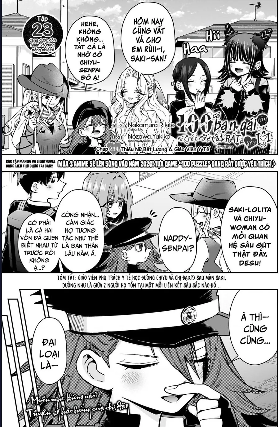 Kimi No Koto Ga Dai Dai Dai Dai Daisuki Na 100-Ri No Kanojo Chapter 234 - Trang 2