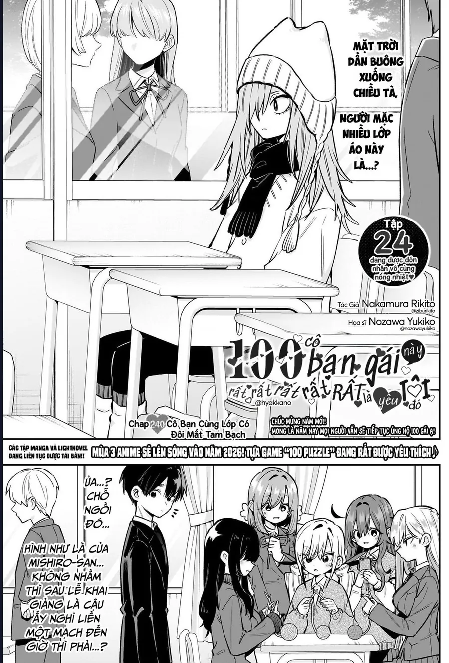 Kimi No Koto Ga Dai Dai Dai Dai Daisuki Na 100-Ri No Kanojo Chapter 240 - Trang 2