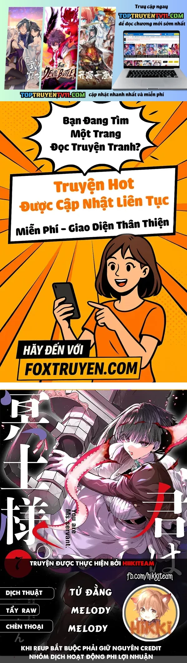 Kimi Wa Meido-Sama Chapter 58 - Trang 2