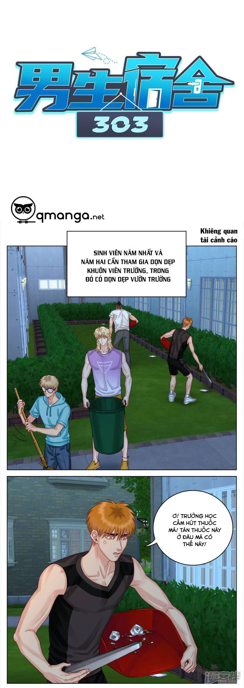 Ký túc xá nam phòng 303 Chapter 14 - Trang 3