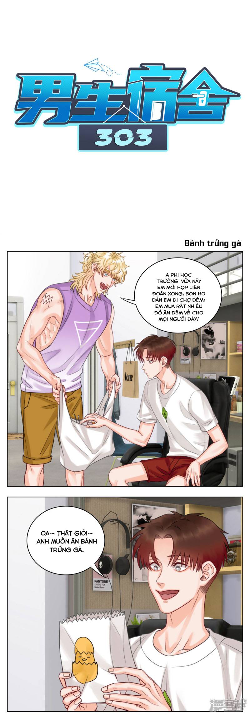 Ký túc xá nam phòng 303 Chapter 14 - Trang 3