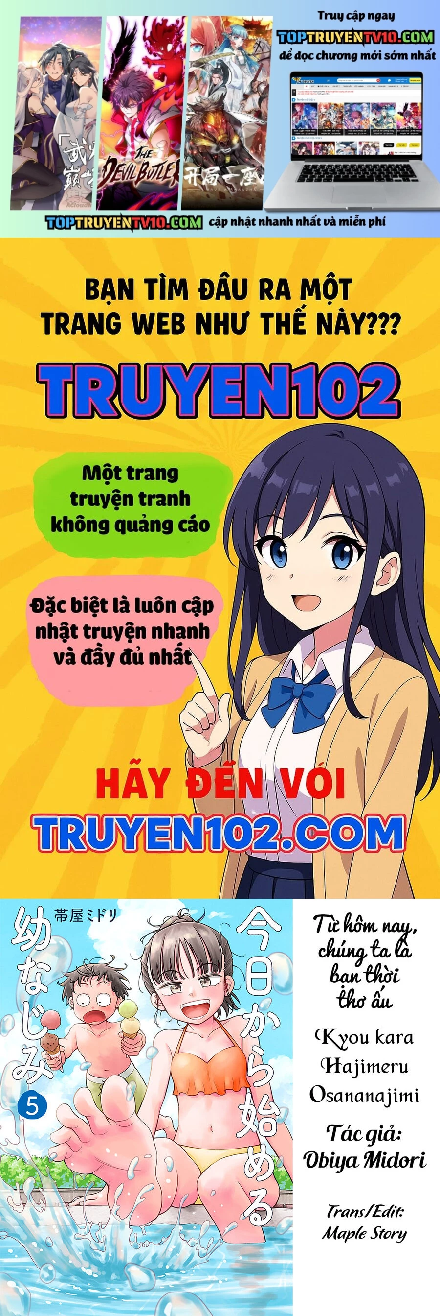 Kyou Kara Hajimeru Osananajimi Chapter 43 - Trang 2