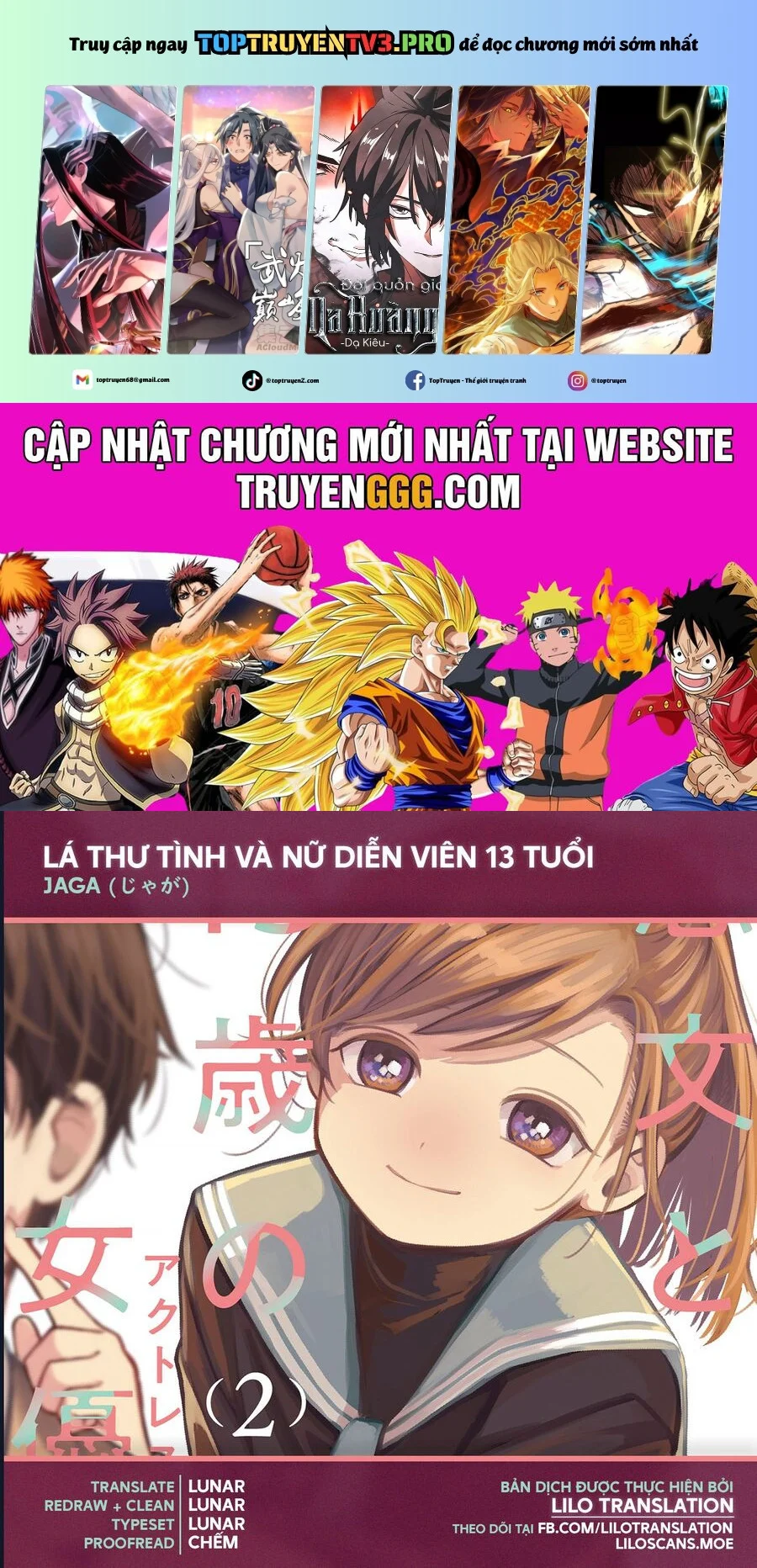 Lá Thư Tình Và Nữ Diễn Viên 13 Tuổi Chapter 8 - Trang 2