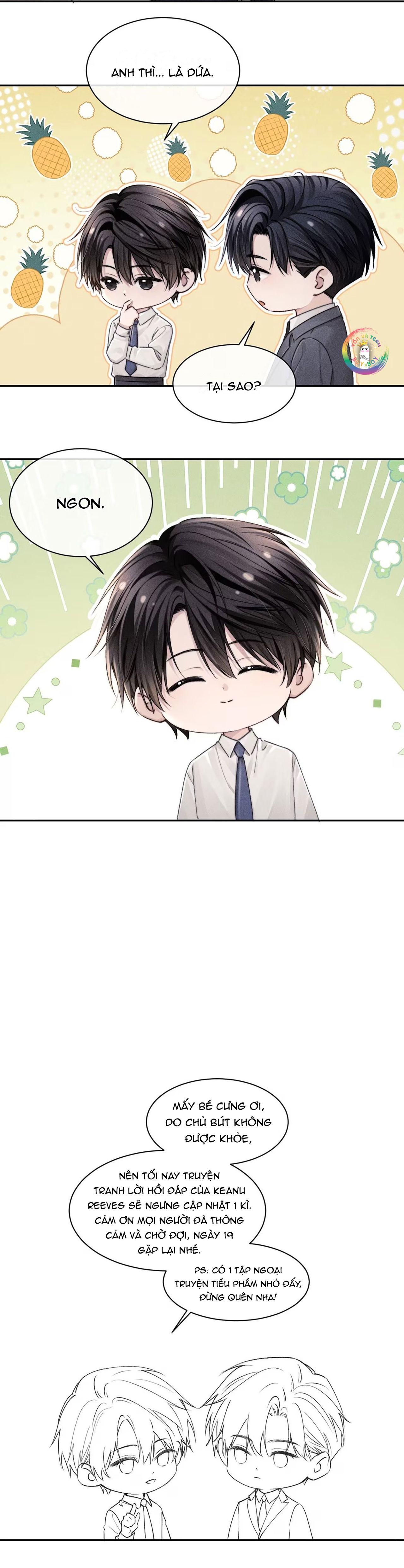 Lời hồi đáp của Keanu Reeves Chapter 8.5 - Trang 2