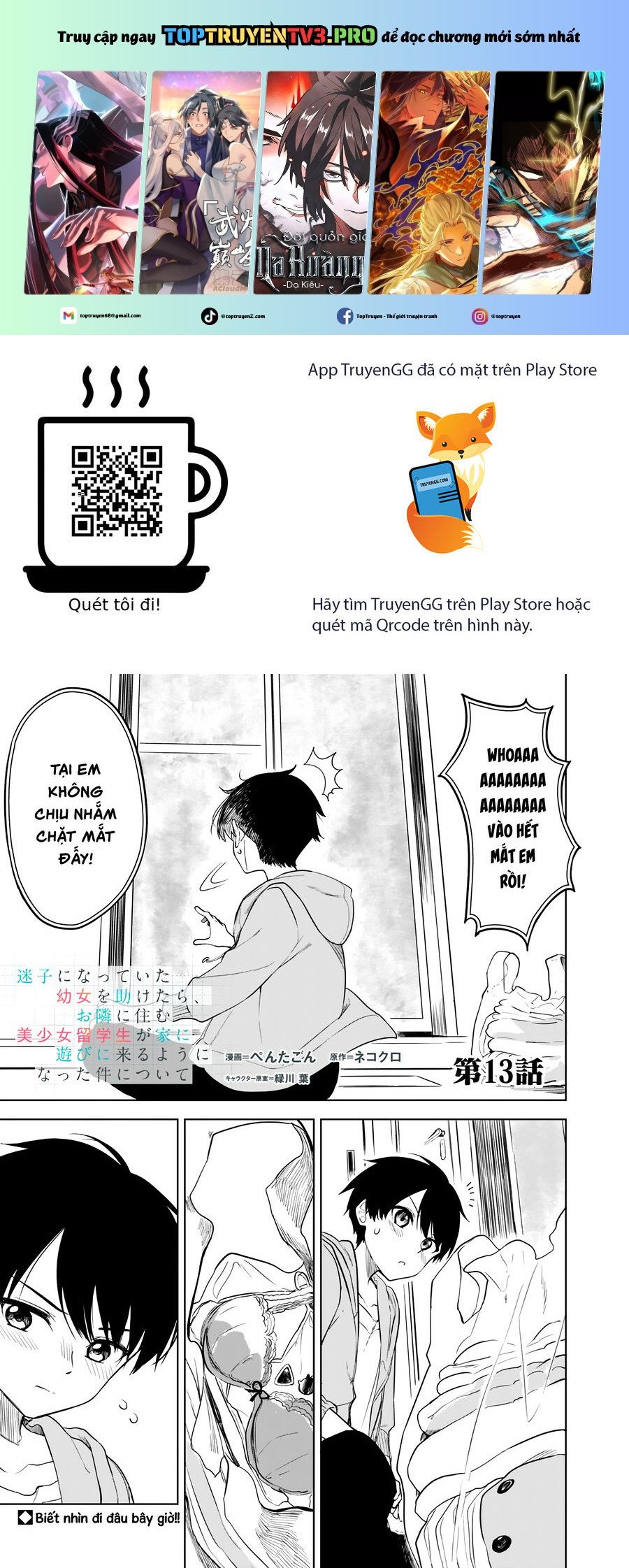 Maigo Ni Natteita Youjo Wo Tasuketara, Otonari Ni Sumu Bishoujo Ryuugakusei Ga Ie Ni Asobi Ni Kuru You Ni Natta Ken Nitsuite Chapter 13 - Trang 2