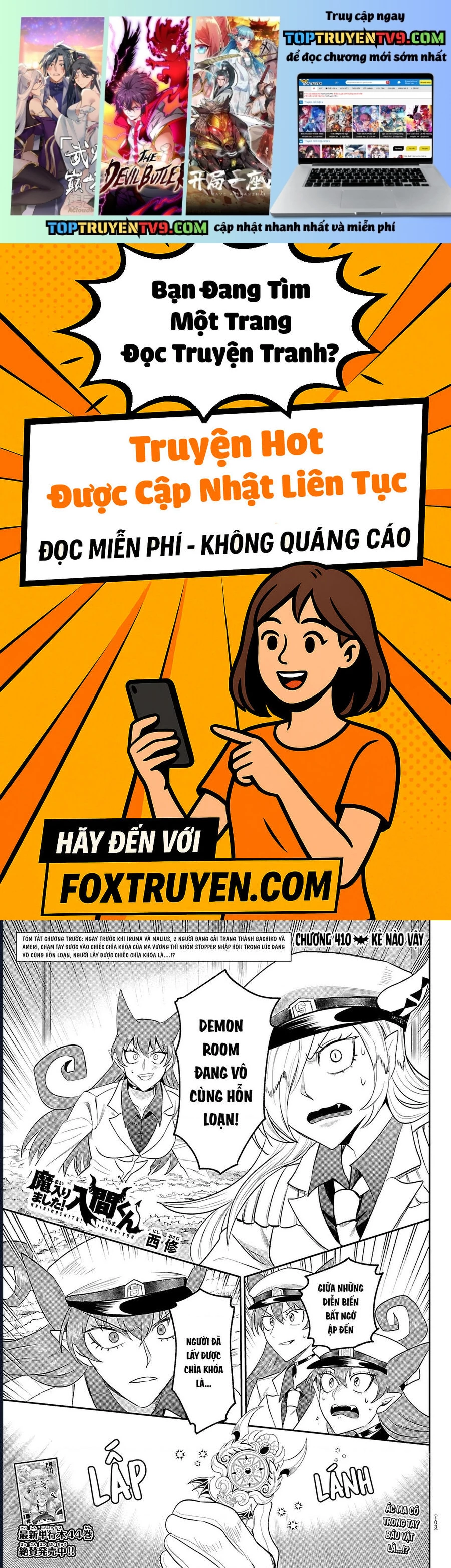 Mairimashita! Iruma-Kun Chap 410 - Trang 3