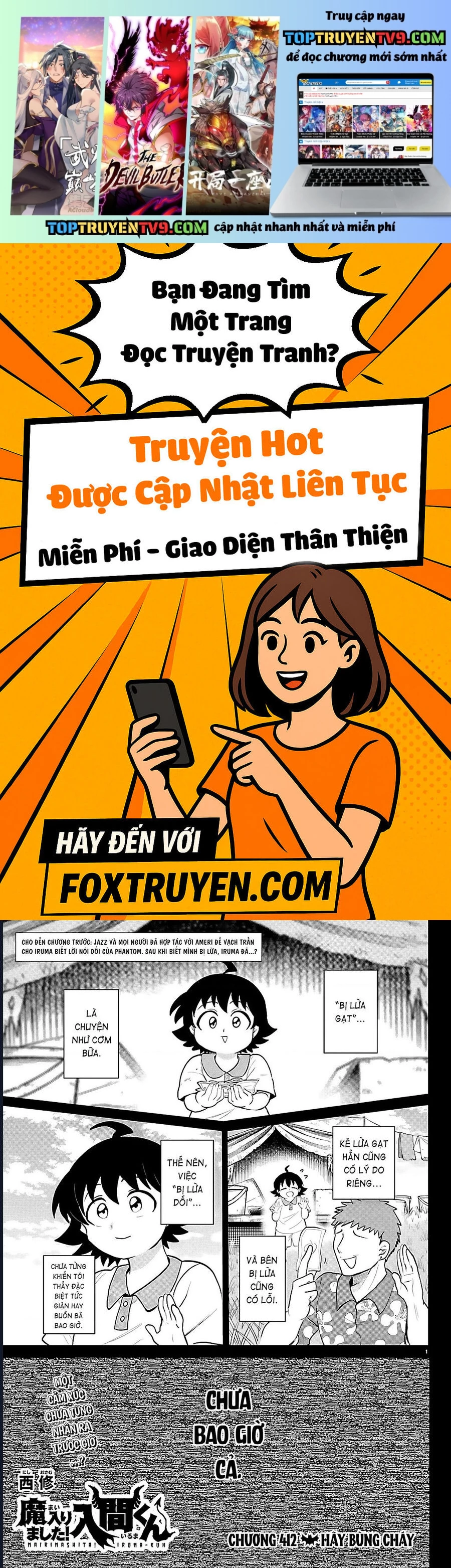 Mairimashita! Iruma-Kun Chapter 412 - Next 