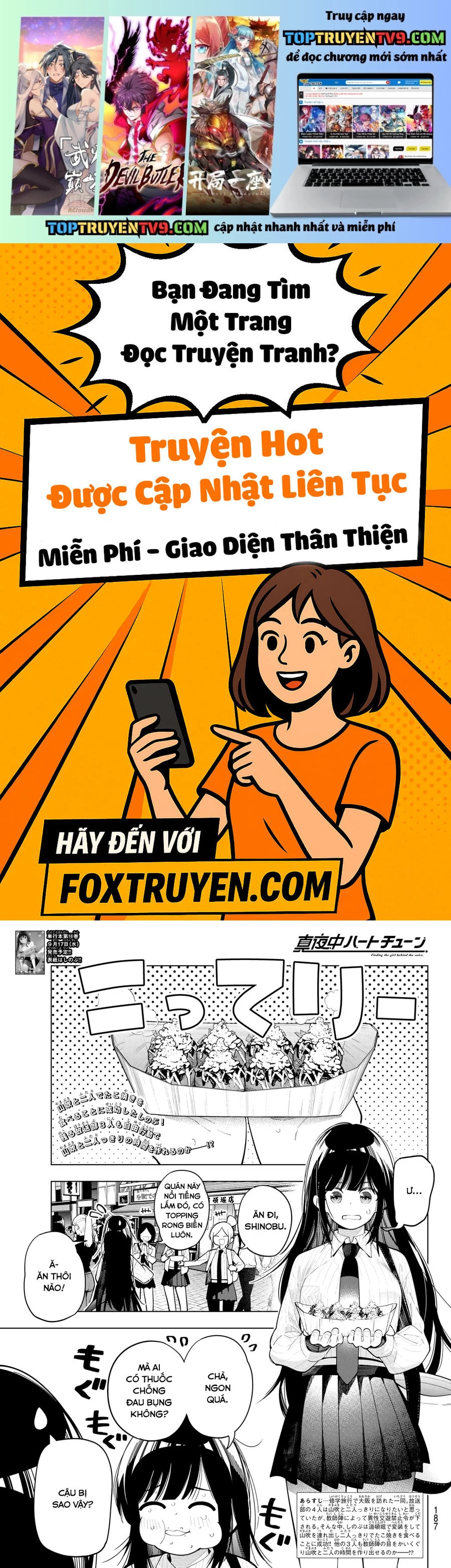Mayonaka Heart Tune Chapter 89 - Trang 2