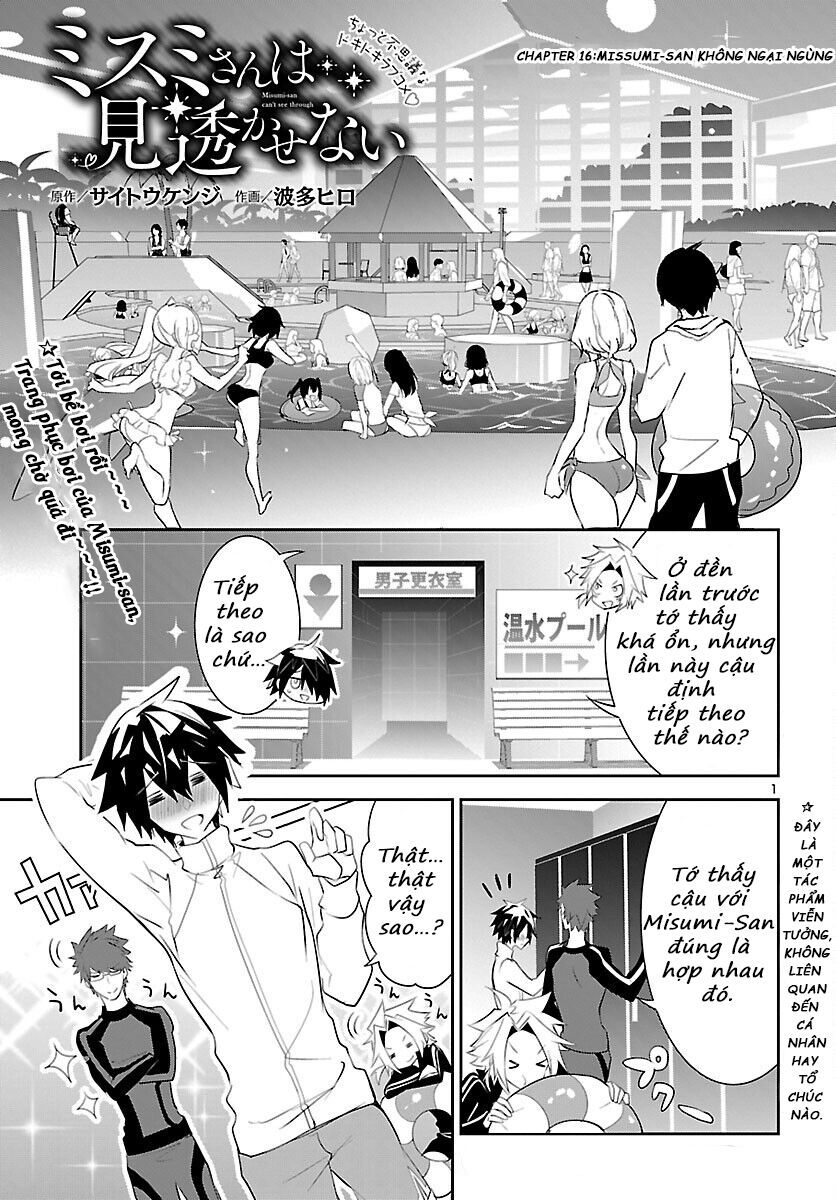 Misumi-San Không Thể Nhìn Thấu! Chapter 16 - Trang 2