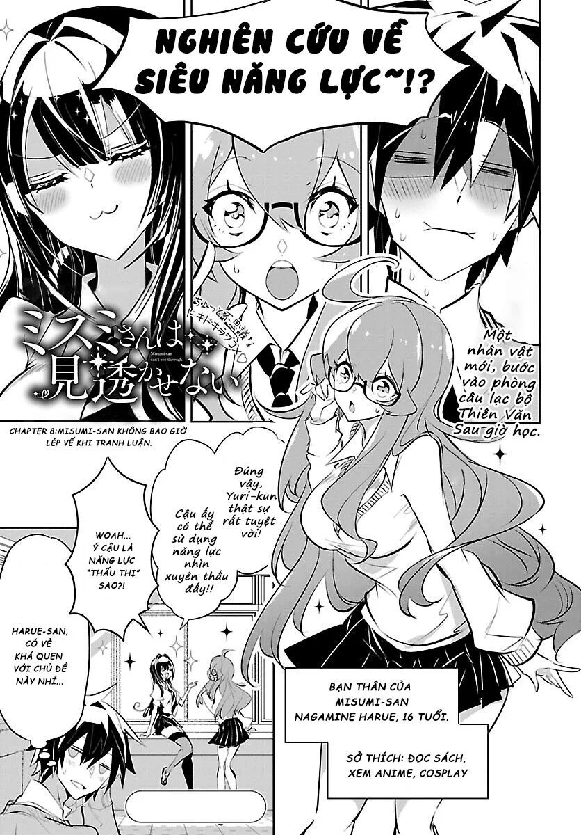 Misumi-San Không Thể Nhìn Thấu! Chapter 8 - Trang 3