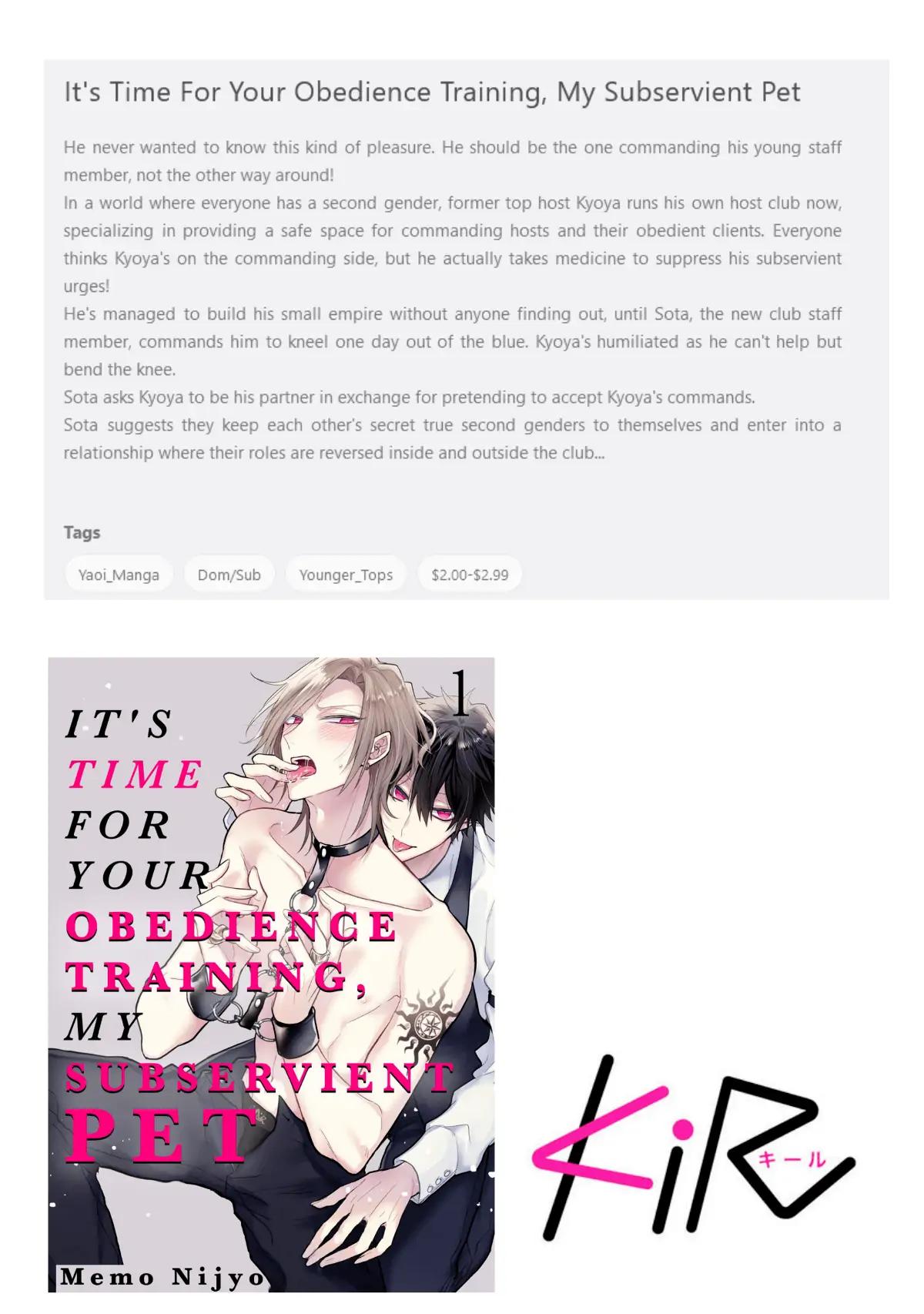 Ngài Sub, Đến Giờ Dạy Dỗ Rồi Chapter 1 2