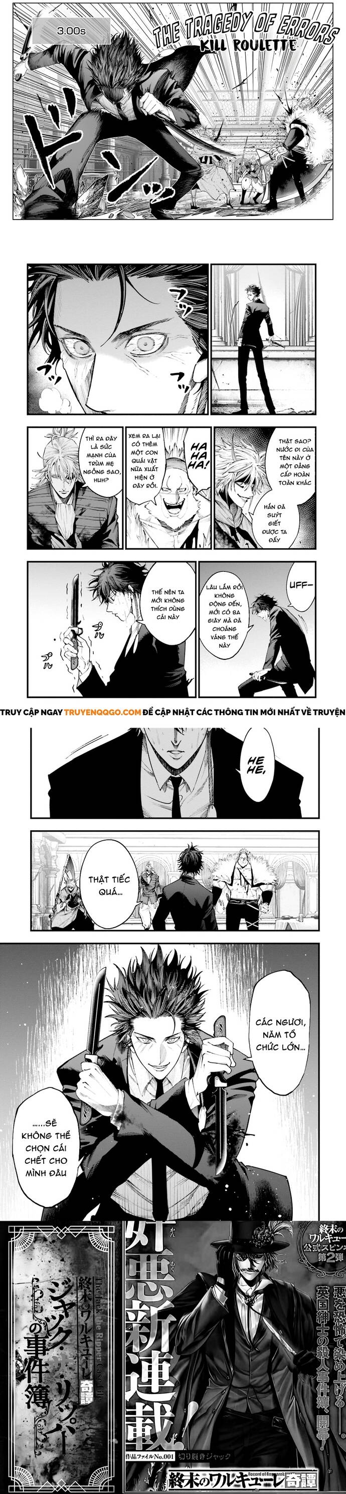 Ngoại Truyện Shuumatsu No Valkyrie – Hồ Sơ Vụ Án Jack Đồ Tể Chapter 22 9