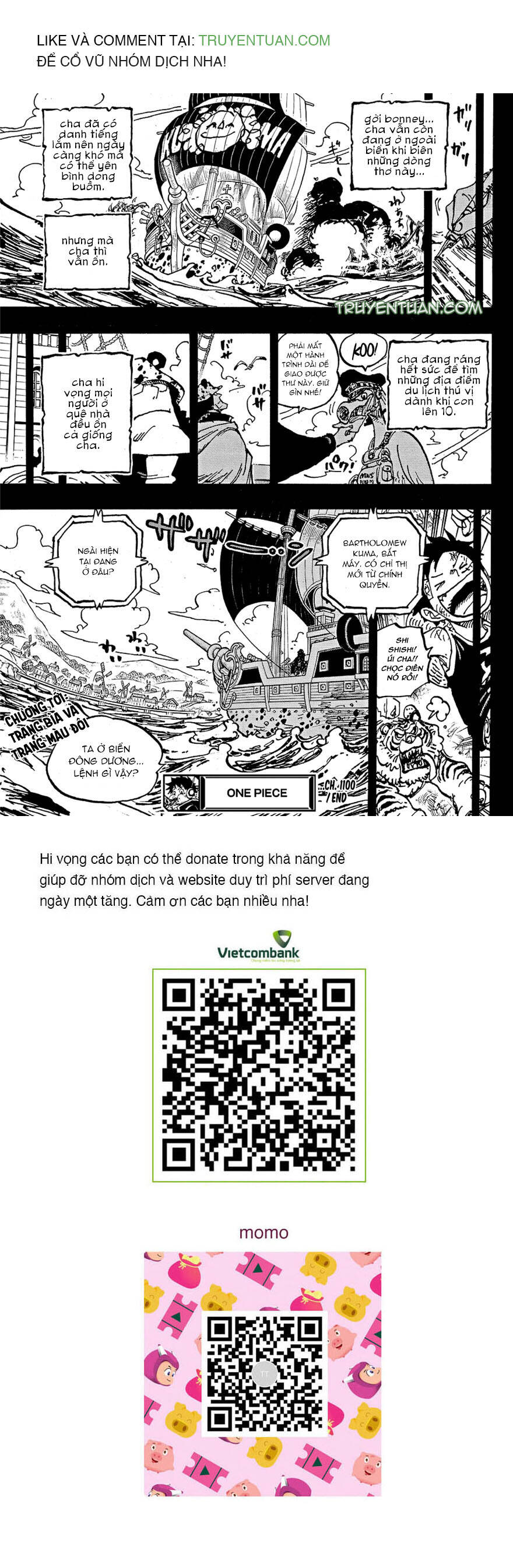 One Piece Chapter 1100 - Trang 4