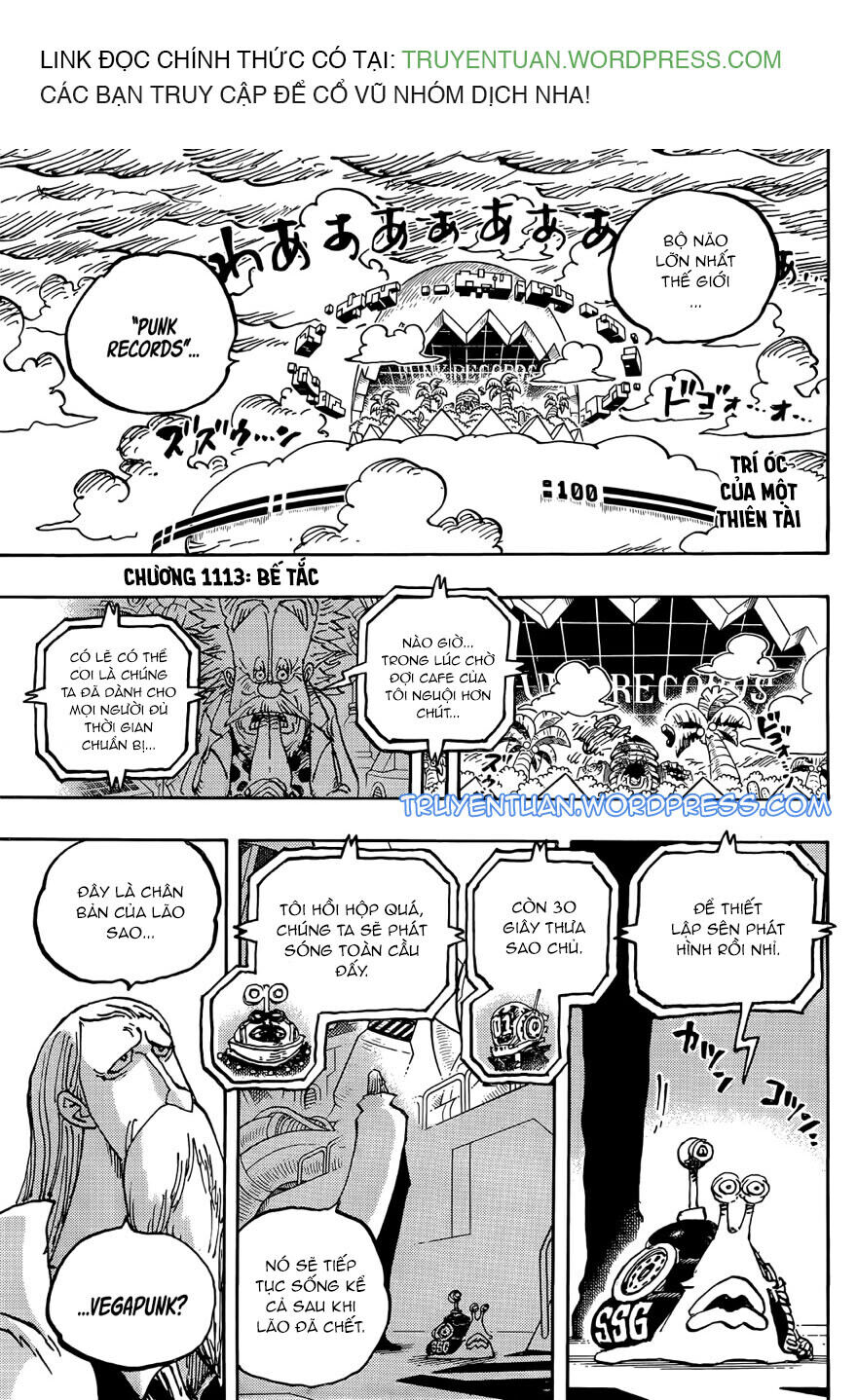 One Piece Chapter 1113 - Trang 4