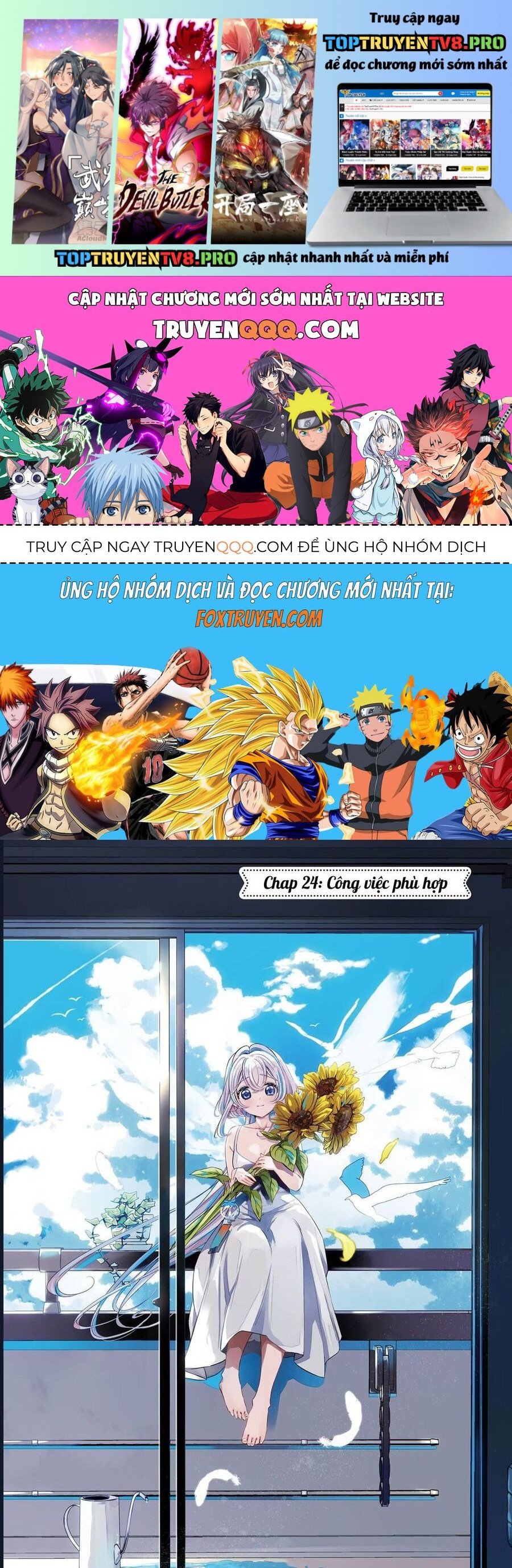 One Room, Hiatari Futsuu, Tenshi Tsuki Chapter 24 - Next 
