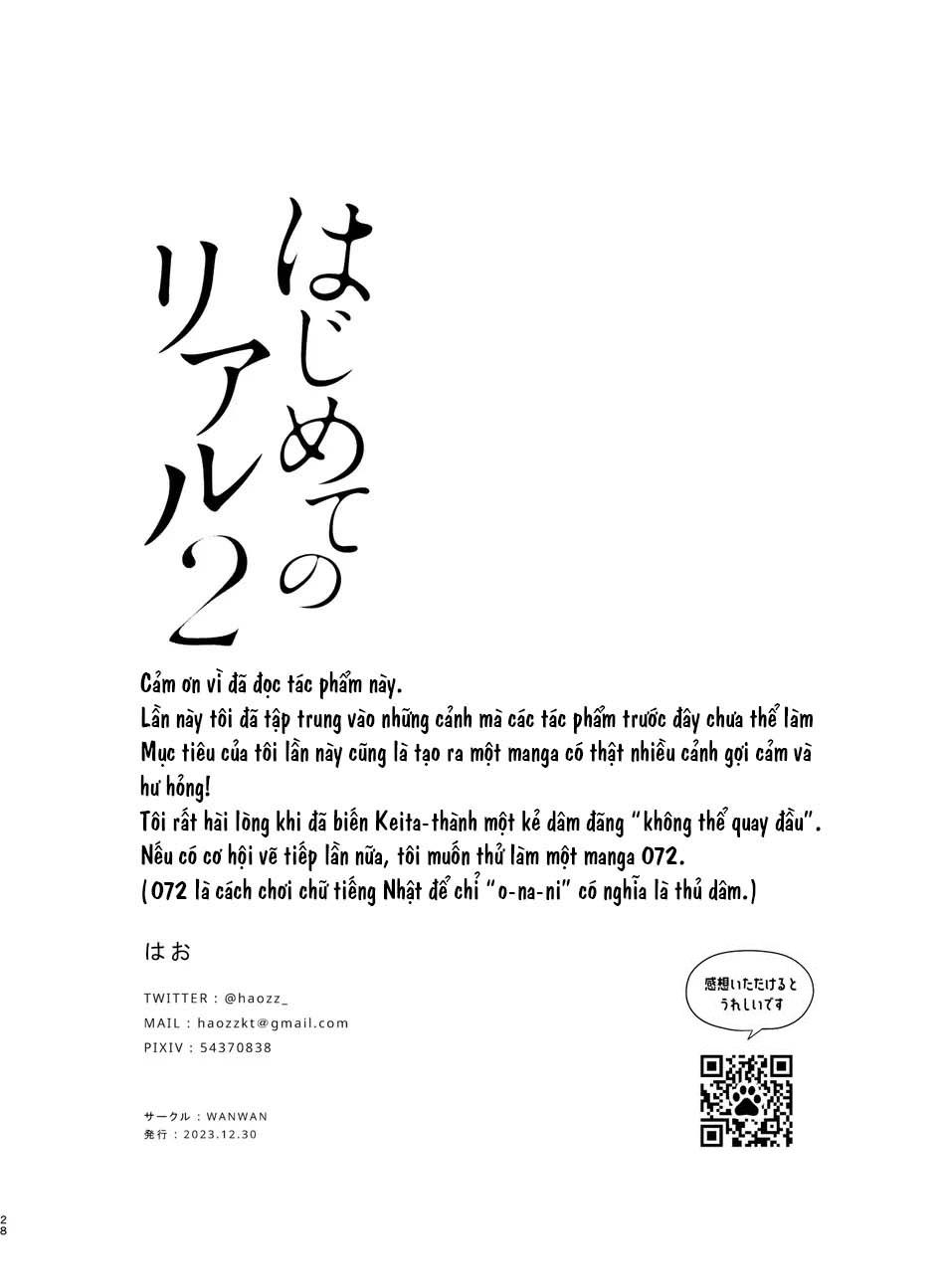 ONESHOT CHỊCH VỒN CHỊCH VÃ Chapter 142 Haji real 2 - Trang 3