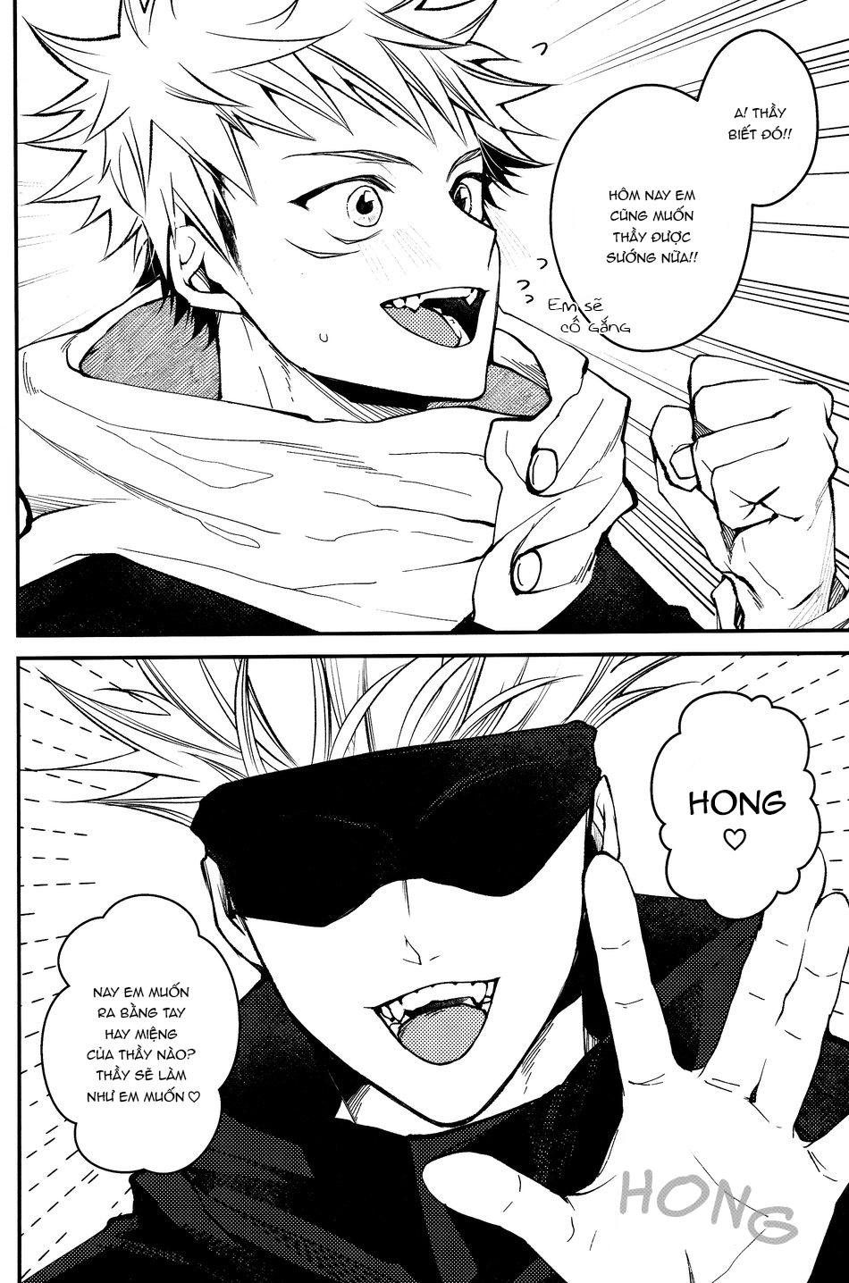 ONESHOT VÀ DOU THEO ĐỀ CỬ Chapter 16 GojoYuuji - Trang 3