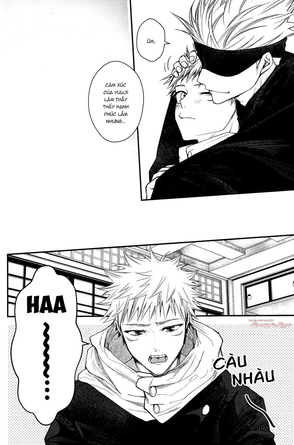 ONESHOT VÀ DOU THEO ĐỀ CỬ Chapter 16 GojoYuuji - Trang 3