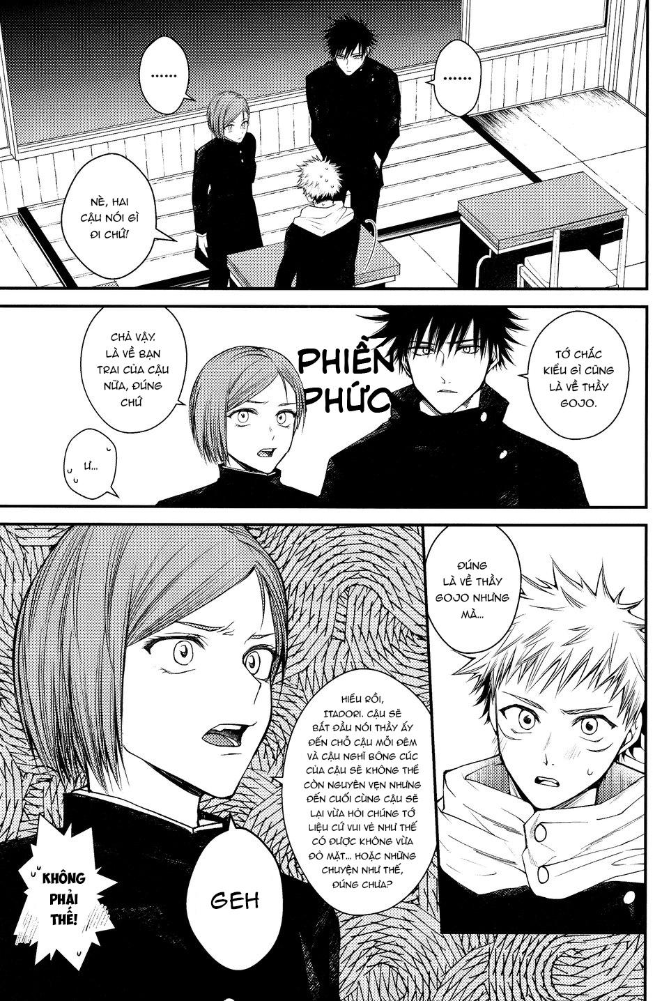 ONESHOT VÀ DOU THEO ĐỀ CỬ Chapter 16 GojoYuuji - Trang 3
