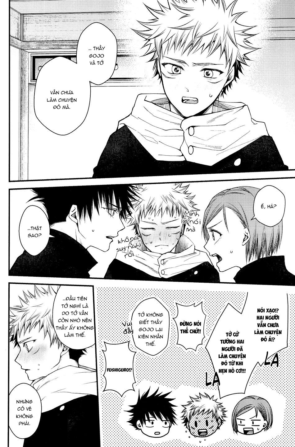 ONESHOT VÀ DOU THEO ĐỀ CỬ Chapter 16 GojoYuuji - Trang 3