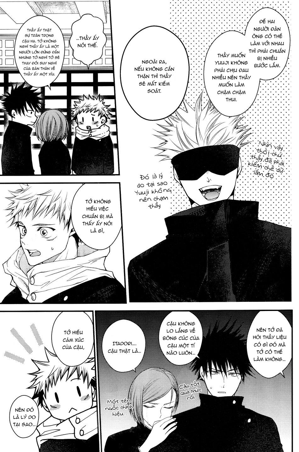 ONESHOT VÀ DOU THEO ĐỀ CỬ Chapter 16 GojoYuuji - Trang 3