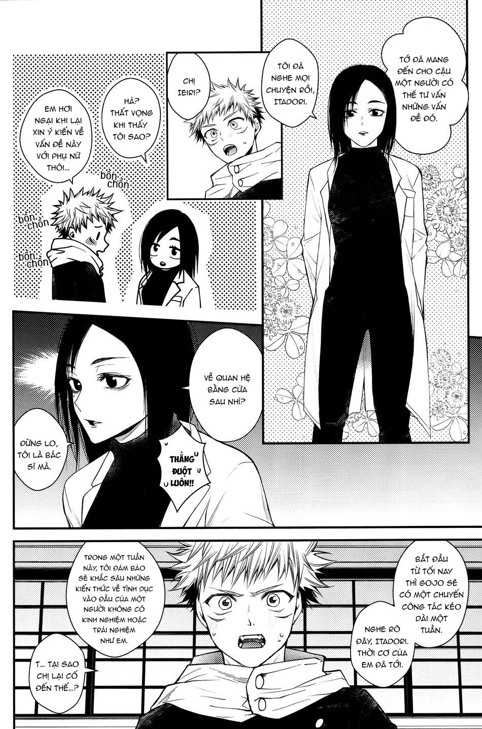ONESHOT VÀ DOU THEO ĐỀ CỬ Chapter 16 GojoYuuji - Trang 3