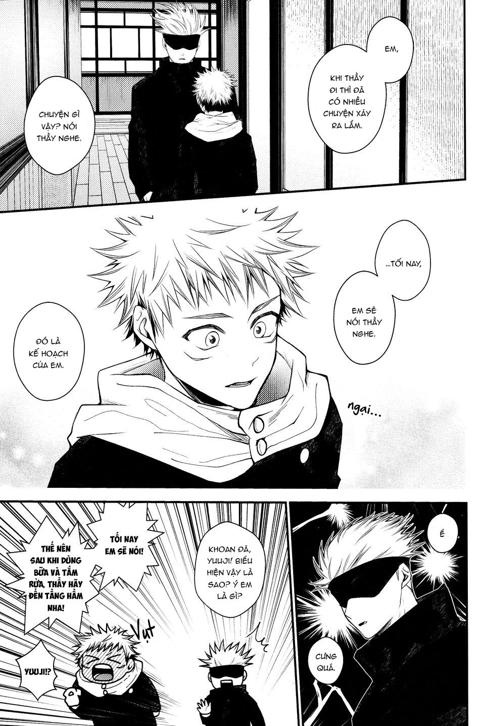 ONESHOT VÀ DOU THEO ĐỀ CỬ Chapter 16 GojoYuuji - Trang 3