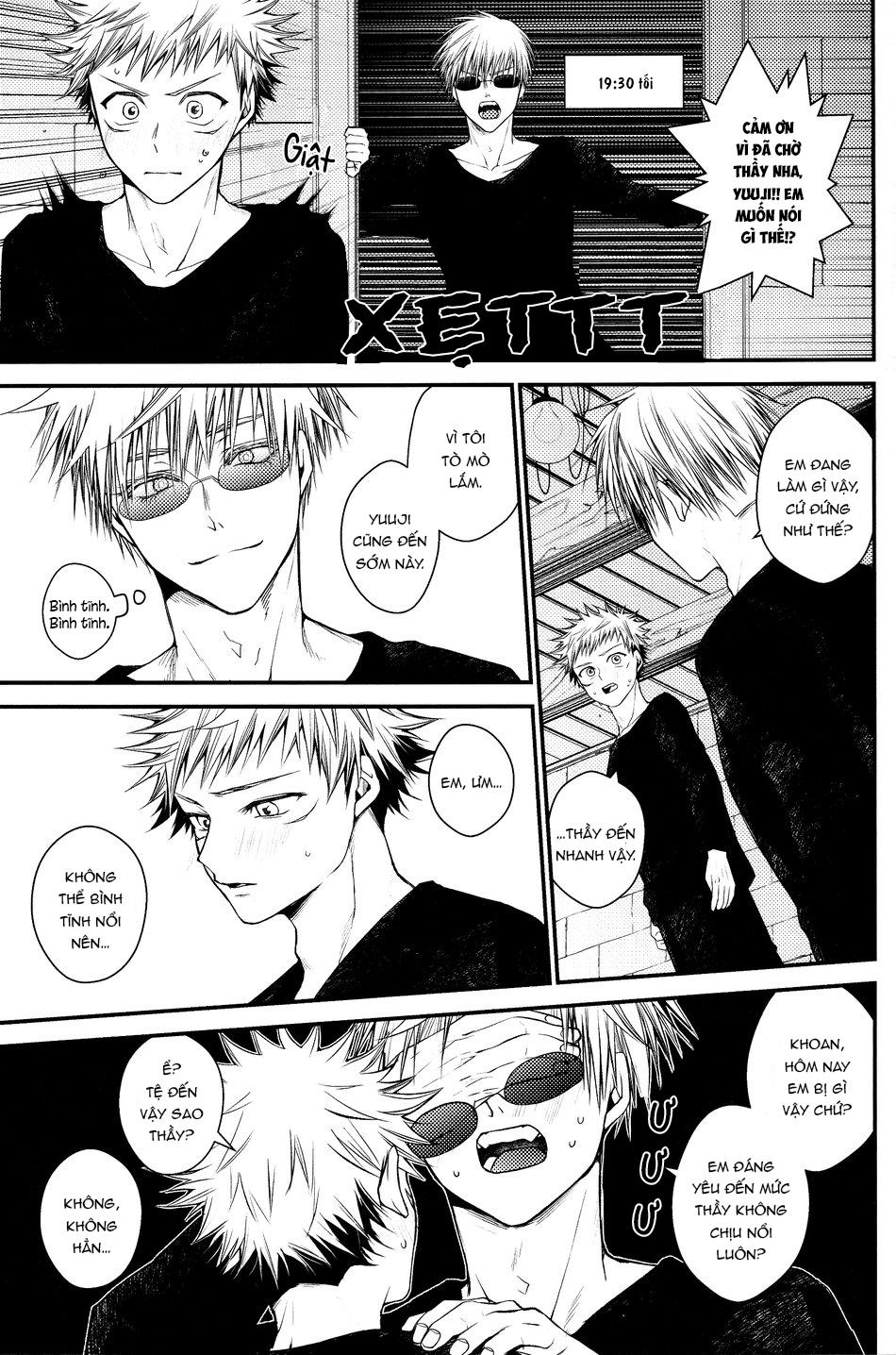 ONESHOT VÀ DOU THEO ĐỀ CỬ Chapter 16 GojoYuuji - Trang 3