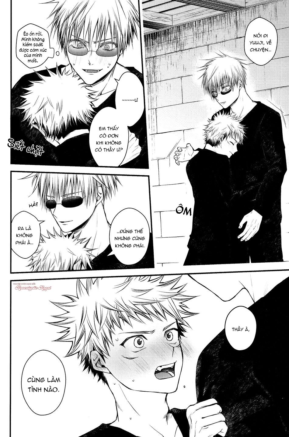 ONESHOT VÀ DOU THEO ĐỀ CỬ Chapter 16 GojoYuuji - Trang 3