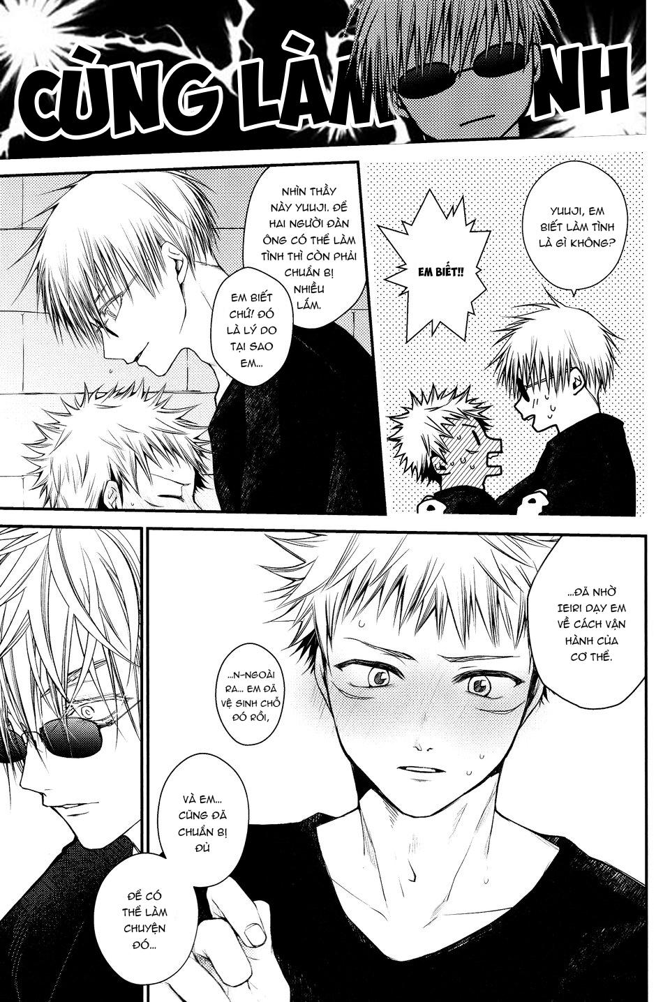 ONESHOT VÀ DOU THEO ĐỀ CỬ Chapter 16 GojoYuuji - Trang 3