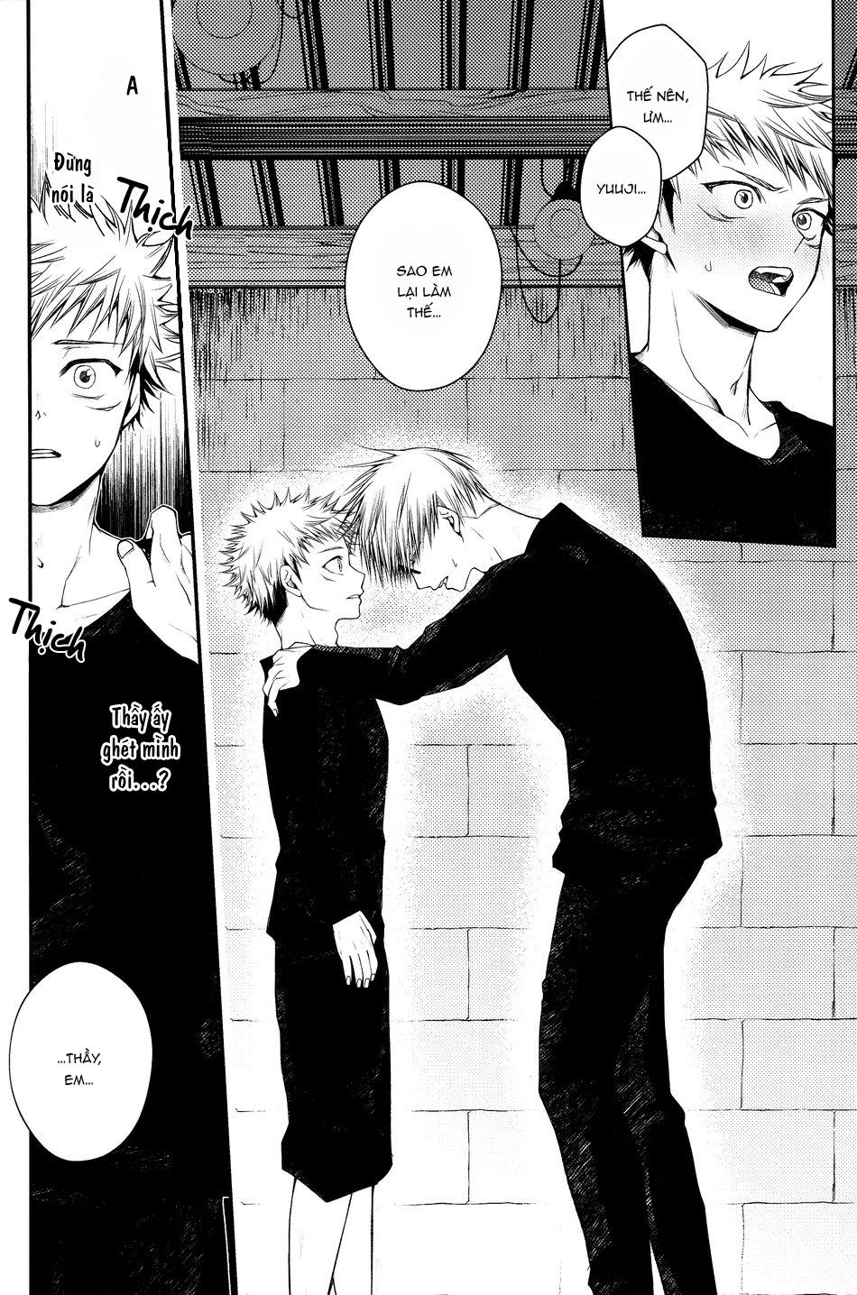 ONESHOT VÀ DOU THEO ĐỀ CỬ Chapter 16 GojoYuuji - Trang 3