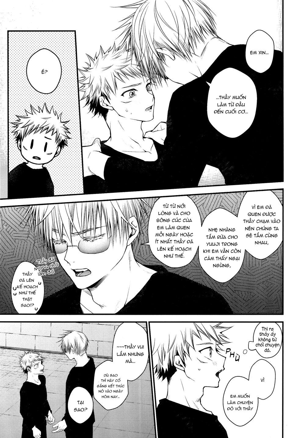 ONESHOT VÀ DOU THEO ĐỀ CỬ Chapter 16 GojoYuuji - Trang 3