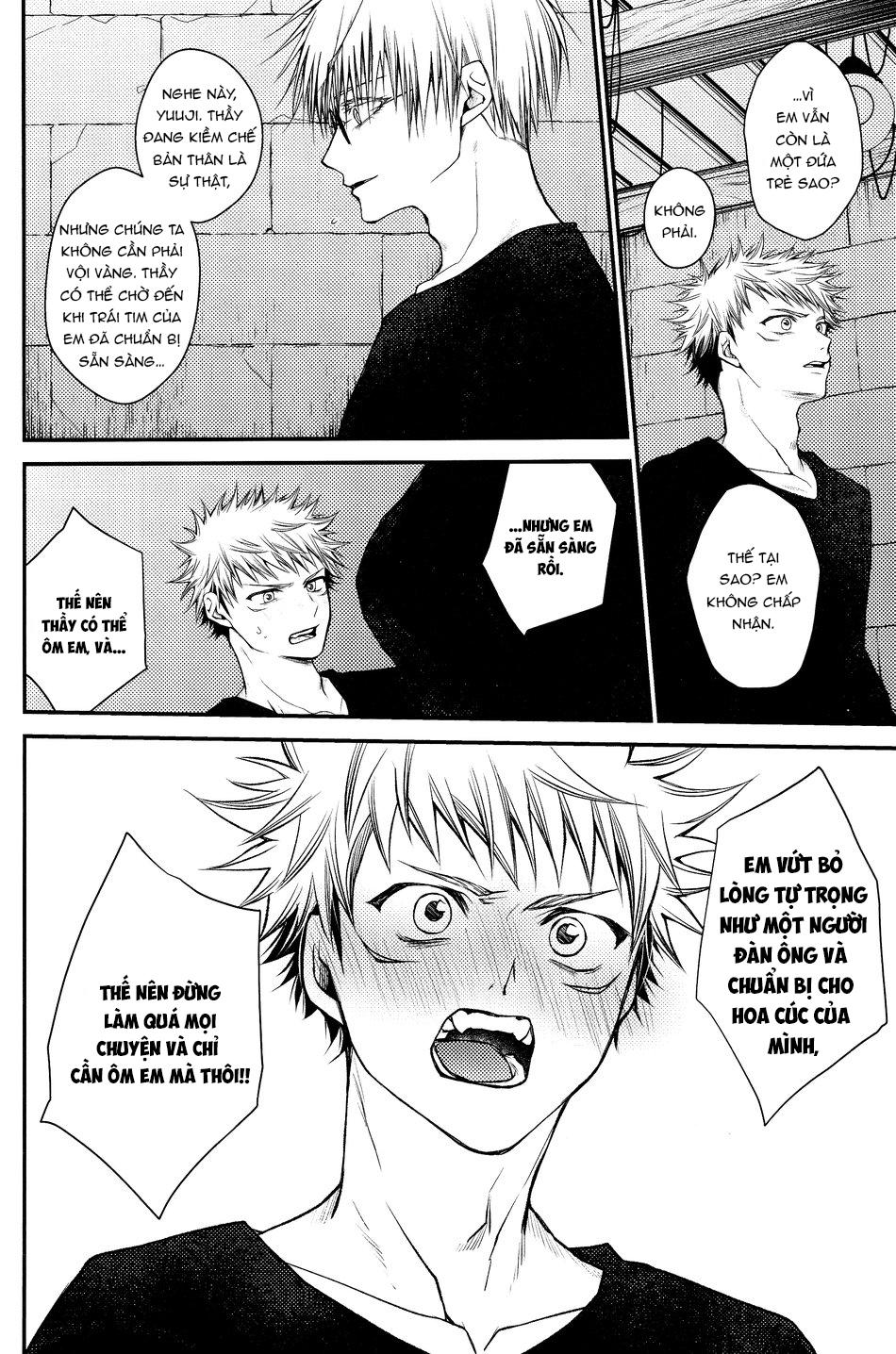 ONESHOT VÀ DOU THEO ĐỀ CỬ Chapter 16 GojoYuuji - Trang 3