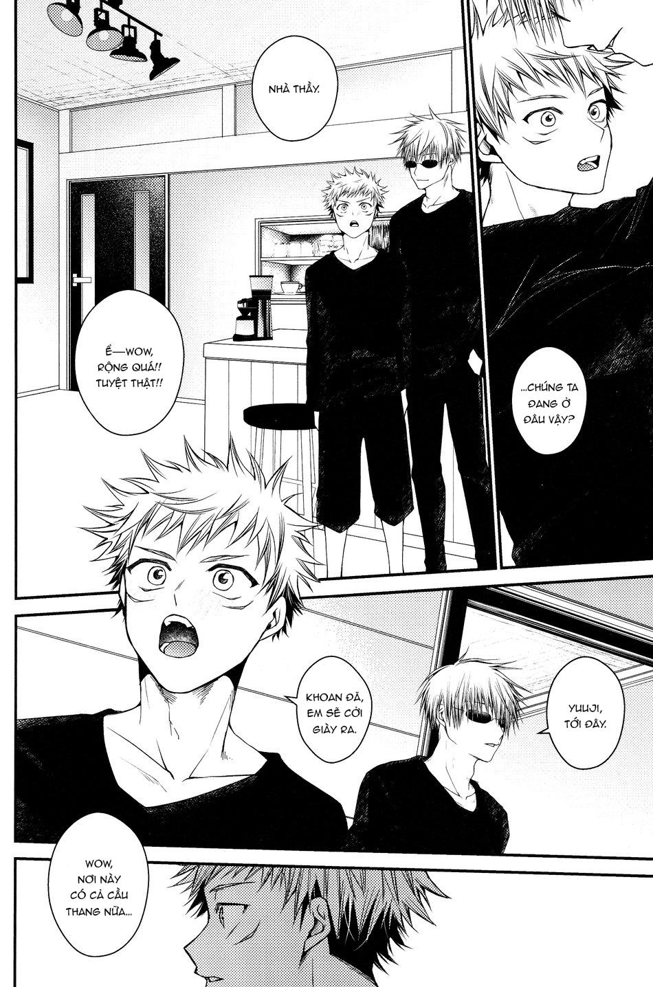 ONESHOT VÀ DOU THEO ĐỀ CỬ Chapter 16 GojoYuuji - Trang 3