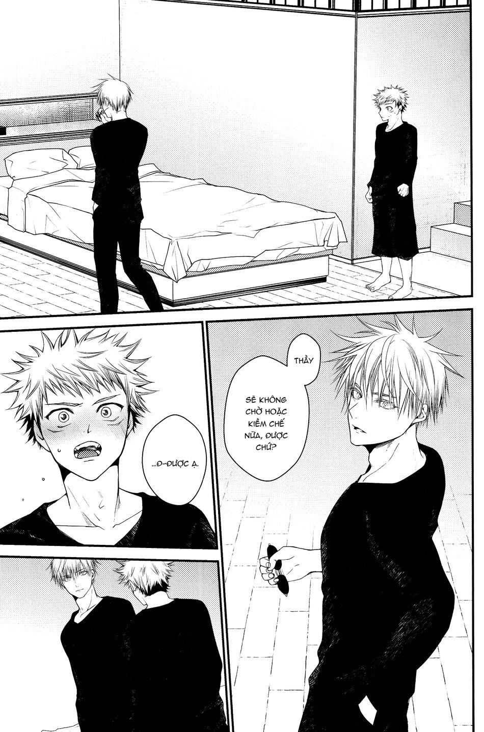 ONESHOT VÀ DOU THEO ĐỀ CỬ Chapter 16 GojoYuuji - Trang 3
