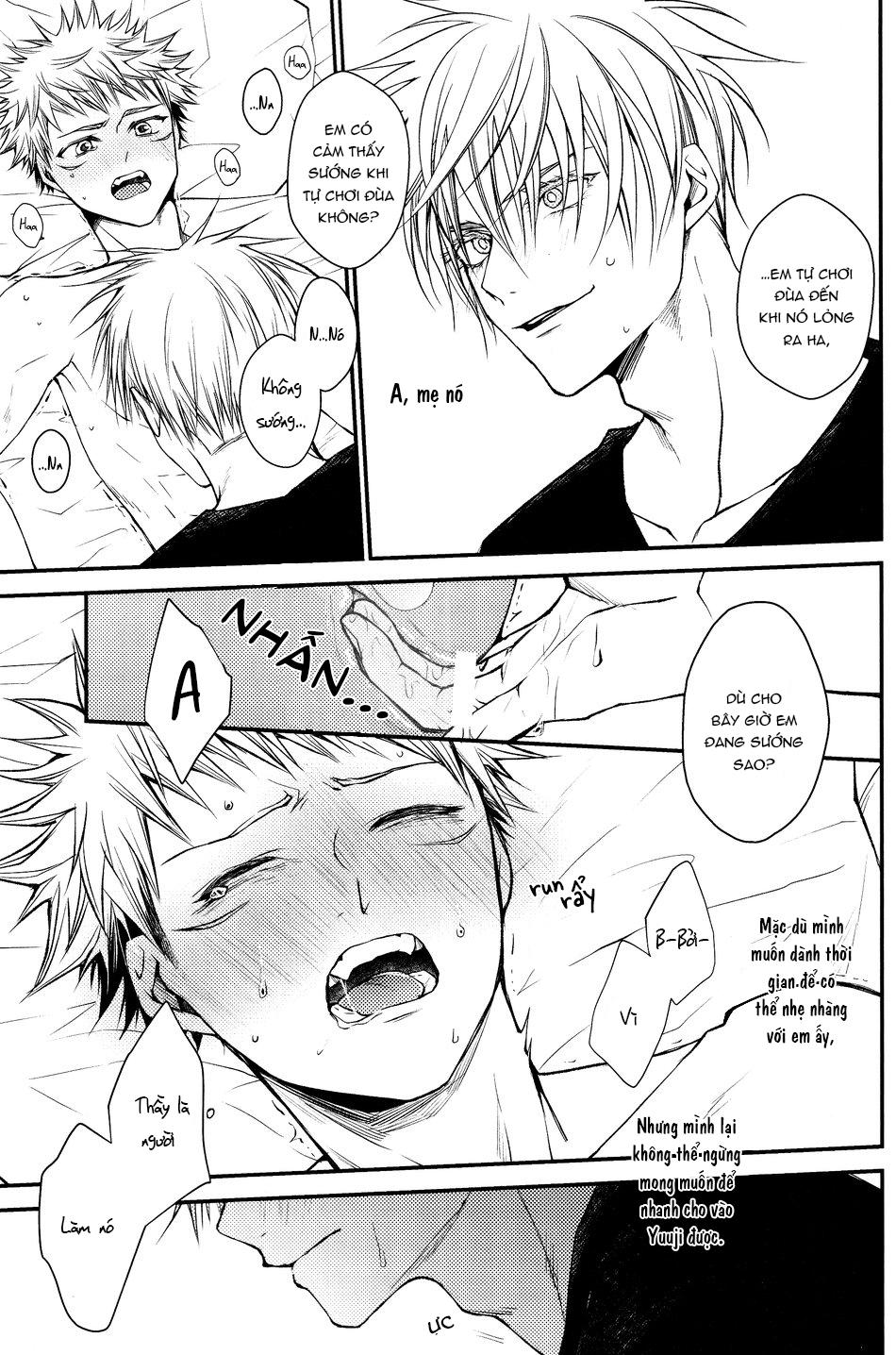 ONESHOT VÀ DOU THEO ĐỀ CỬ Chapter 16 GojoYuuji - Trang 3