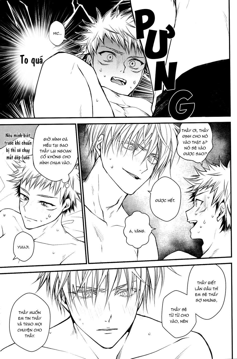 ONESHOT VÀ DOU THEO ĐỀ CỬ Chapter 16 GojoYuuji - Trang 3