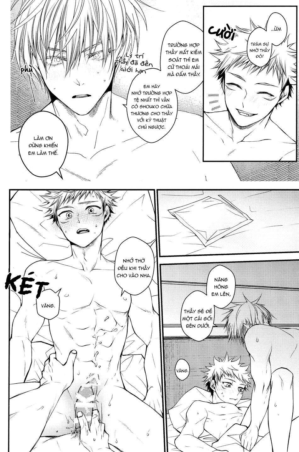 ONESHOT VÀ DOU THEO ĐỀ CỬ Chapter 16 GojoYuuji - Trang 3