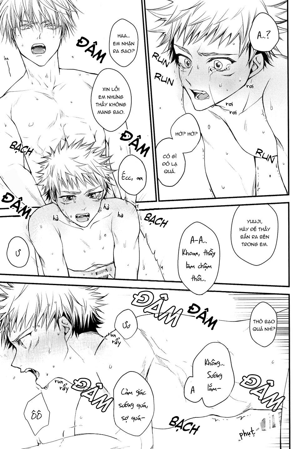 ONESHOT VÀ DOU THEO ĐỀ CỬ Chapter 16 GojoYuuji - Trang 3