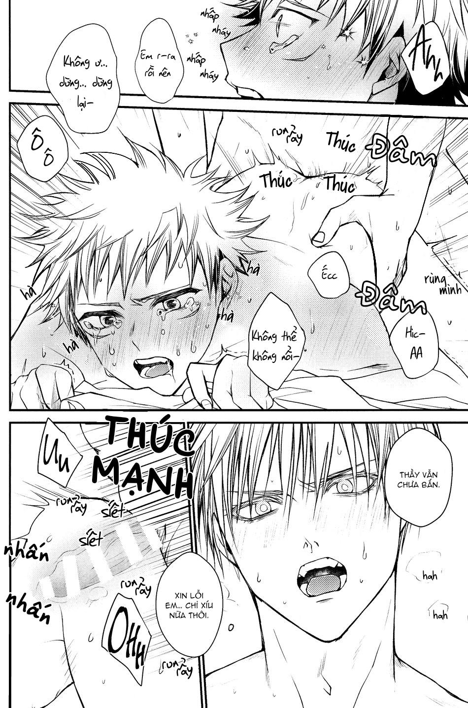 ONESHOT VÀ DOU THEO ĐỀ CỬ Chapter 16 GojoYuuji - Trang 3