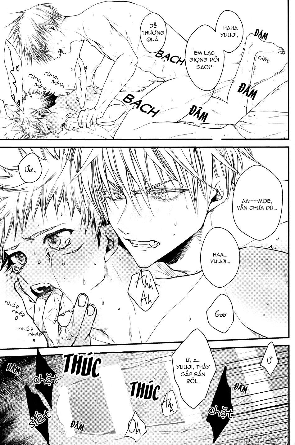 ONESHOT VÀ DOU THEO ĐỀ CỬ Chapter 16 GojoYuuji - Trang 3